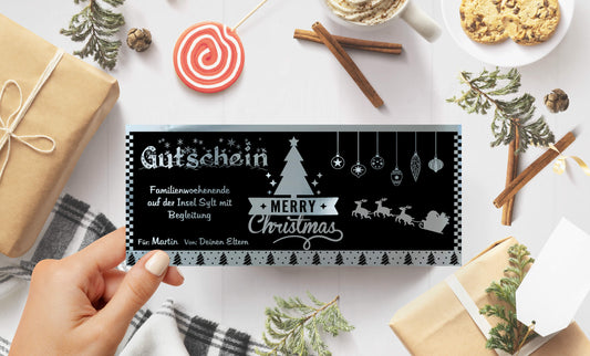 Weihnachten Gutschein Geschenk Bundle